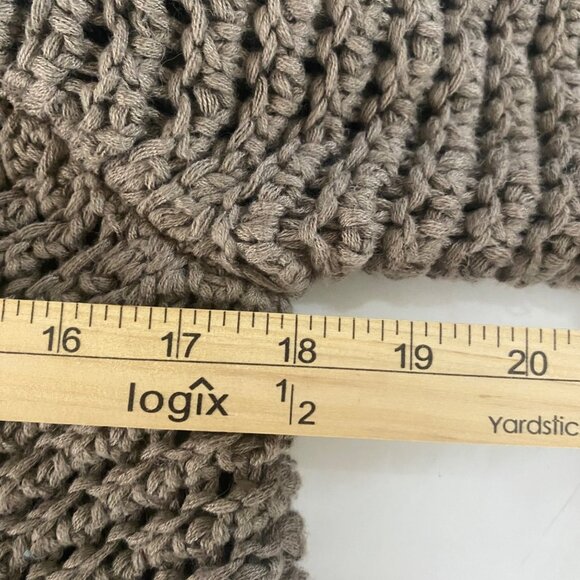 Chicos Chunky Knit Cardigan Sweater Womens M Beige Neutral Granny Cottagecore - Picture 6 of 8